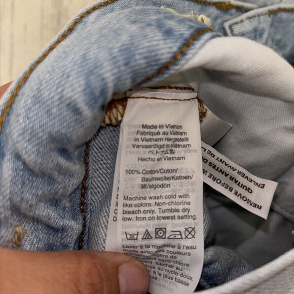 Womens Size 27 Madewell The Perfect Vintage Jeans Light wash EUC - Picture 6 of 6